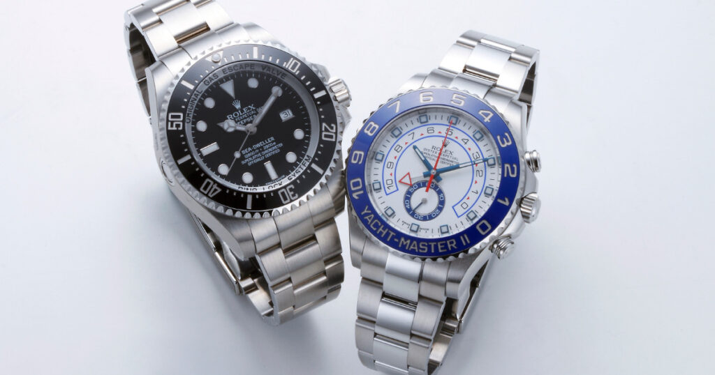 ロレックス（ROLEX）のヨットマスターII（Ref.116680）ロレックスのシードゥエラー・ディープシー（Ref.116660）