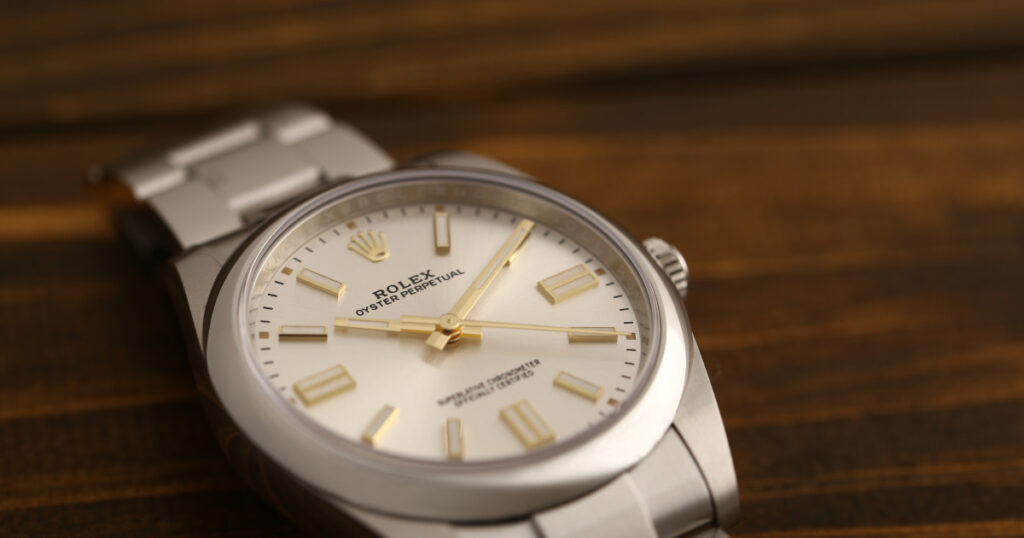 ロレックスのオイスターパーペチュアル 41（Ref.124300）