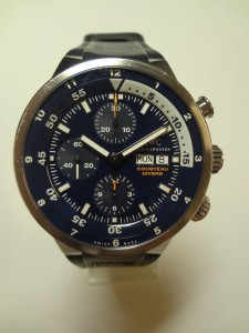 IW378201　IWC　アクアタイマークロノグラフ クストーダイバー