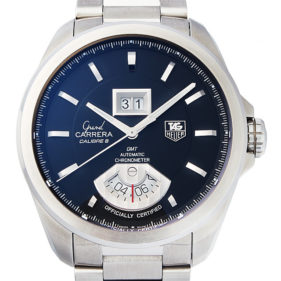タグホイヤー グランドカレラ キャリバー8 RS グランドデイトGMT WAV5111.BA0901