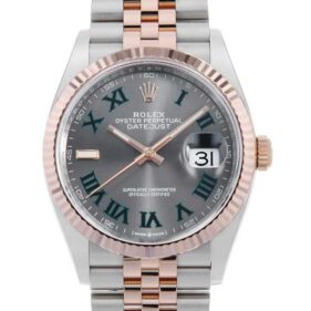 ロレックス デイトジャスト 126231 ジュビリーブレス グレー/グリーンローマ