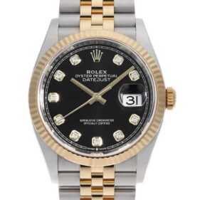 ロレックス デイトジャスト 126233G ジュビリーブレス ブラック