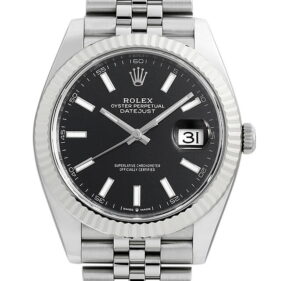 ロレックス デイトジャスト41 ジュビリーブレス ブラック 126334