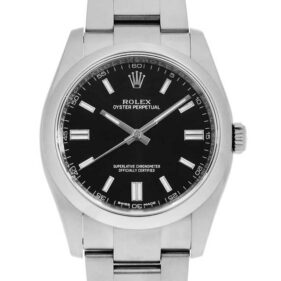 ロレックス オイスターパーペチュアル 116000 ブラック