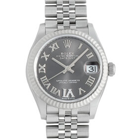 ロレックス デイトジャスト31 278274 グレーVIダイヤ