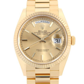 ロレックス デイデイト36 128238 シャンパン