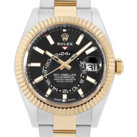 ロレックス スカイドゥエラー オイスターブレス 336933 ブラック