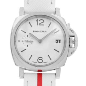 パネライ ルミノール ドゥエ ルナ･ロッサ 38mm ホワイト PAM01306