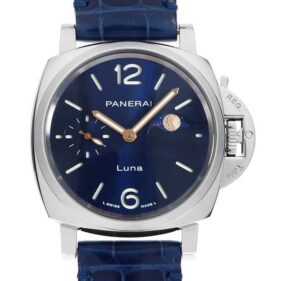 パネライ ルミノール ドゥエ ルナ 38mm ブルー PAM01179