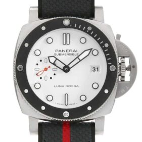パネライ サブマーシブル ルナ･ロッサ 42mm ホワイト PAM01579