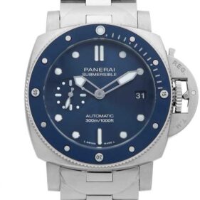 パネライ サブマーシブル ブルー ノッテ 42mm ブルー PAM02068