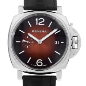 パネライ ルミノール ドゥエ 3DAYS アッチャイオ 42mm バーガンディ PAM01424