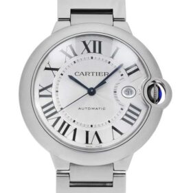 カルティエ バロンブルー 42MM シルバー SS/SS 自動巻き WSBB0049