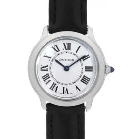 カルティエ ロンド マスト ドゥ カルティエ 29MM シルバー オンライン限定 SS/革ベルト クォーツ WSRN0030